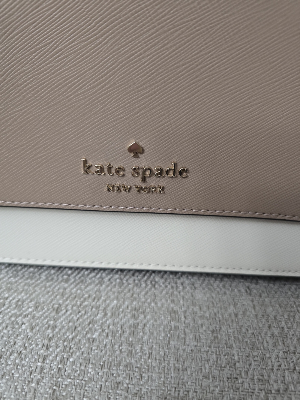 NWOT Kate Spade Madison Small Flap Crossbody Bag -Toasted Hazelnut Colorblock - Picture 2 of 7